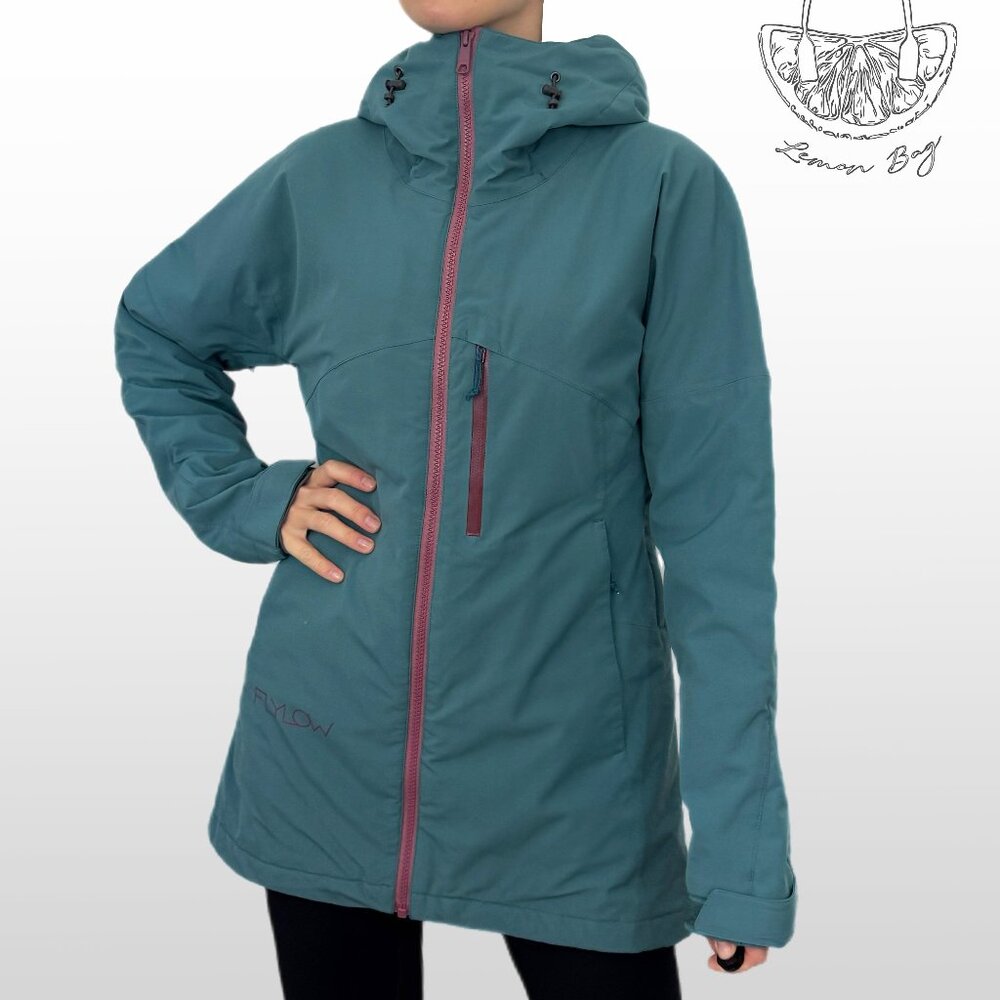 Flylow / Insulated Ski Snowboarding Jacket / Dark Teal / Size XS